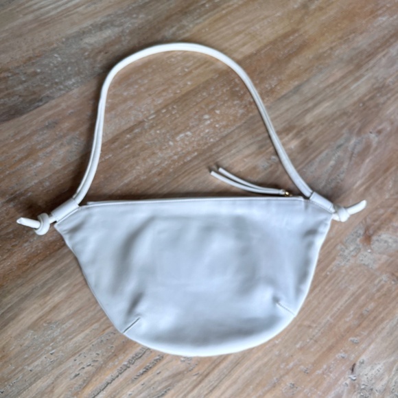 Freda Salvador Elodie Crescent Bag in bone nappa - NWOT - Picture 11 of 16